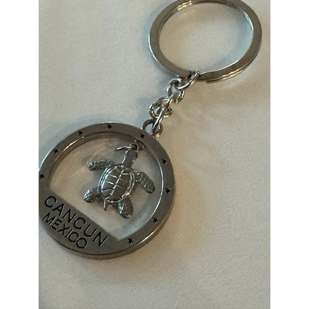 Riviera Maya Mexico‎ Turtle Keychain Souvenir Metal Charm